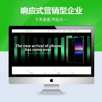 响应式营销型企业产品展示类型大唐cms模版